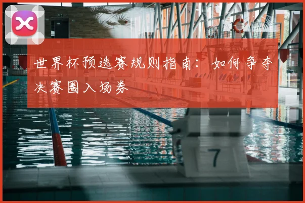 世界杯预选赛规则指南：如何争夺决赛圈入场券